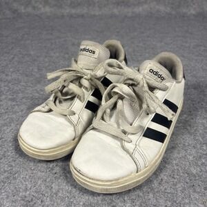 Adidas Grand Court Sneakers 13.5K White Black Classic‎ Low Top Shoes